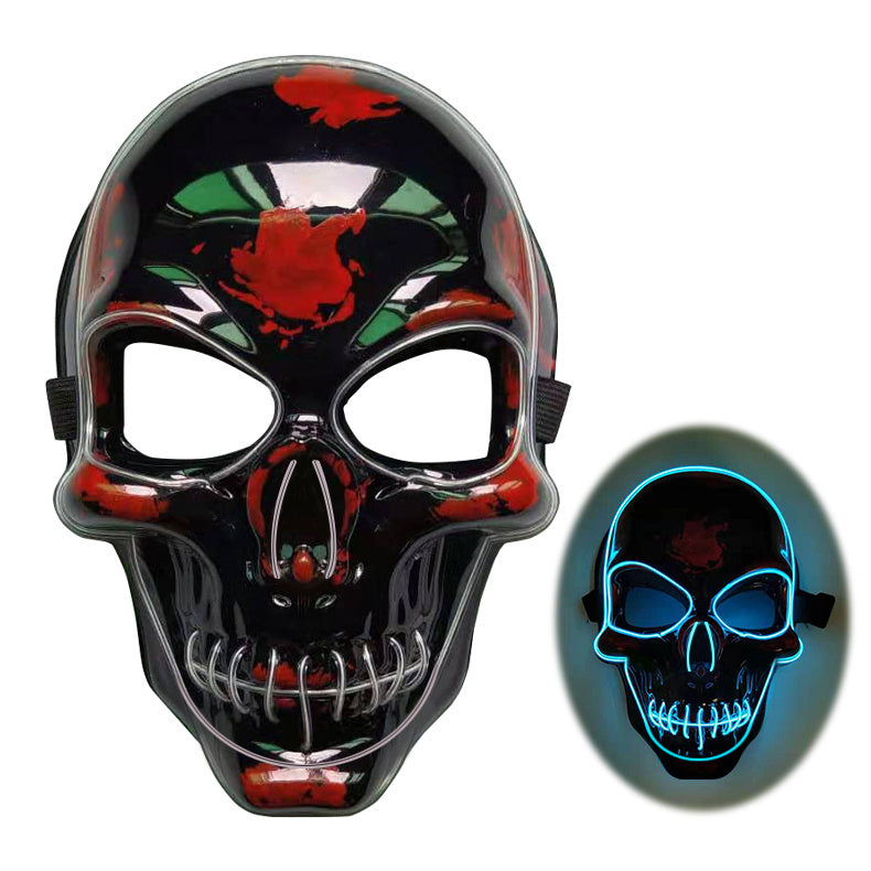 Halloween Skeleton LED Glow Scary Mask