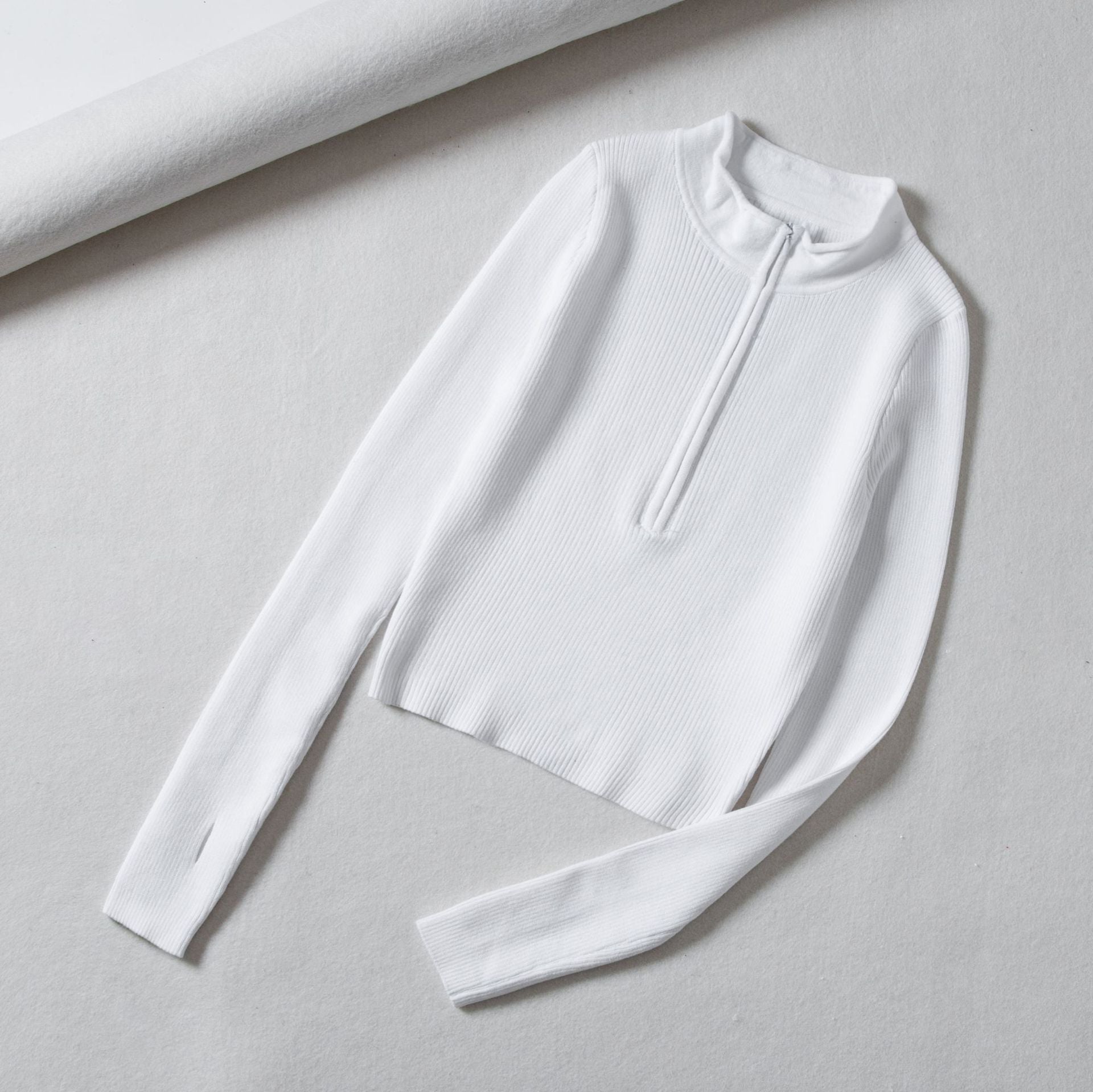 Half-zip  waist corset