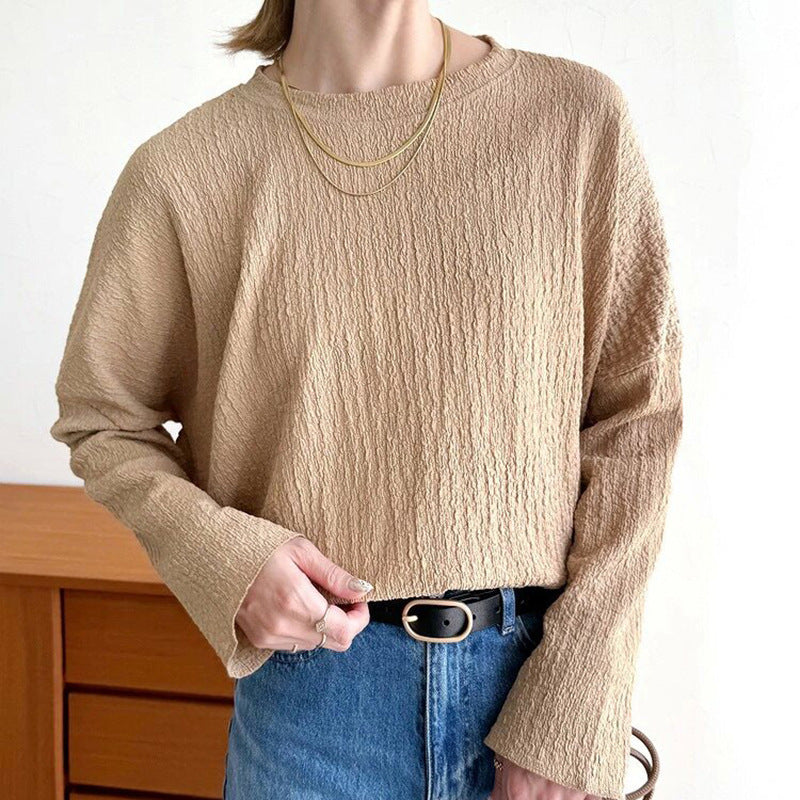 Spring And Autumn Long-sleeved T-shirt For Women
