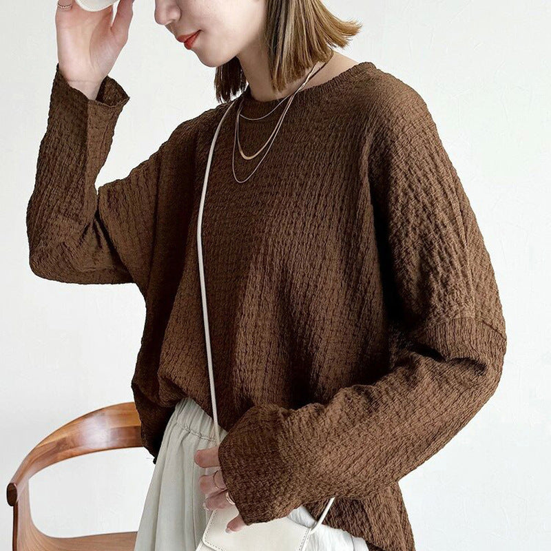 Spring And Autumn Long-sleeved T-shirt For Women