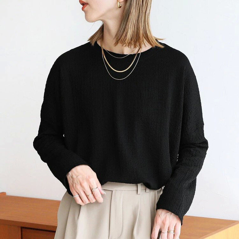 Spring And Autumn Long-sleeved T-shirt For Women