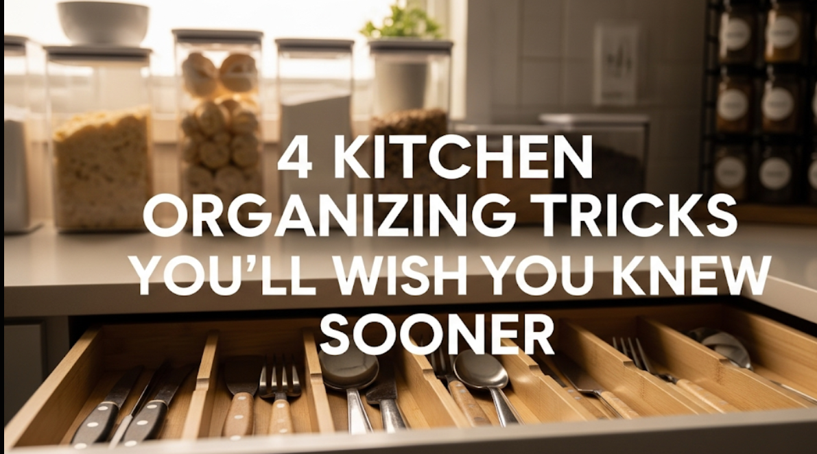 4 kitchen Organizing Tricks