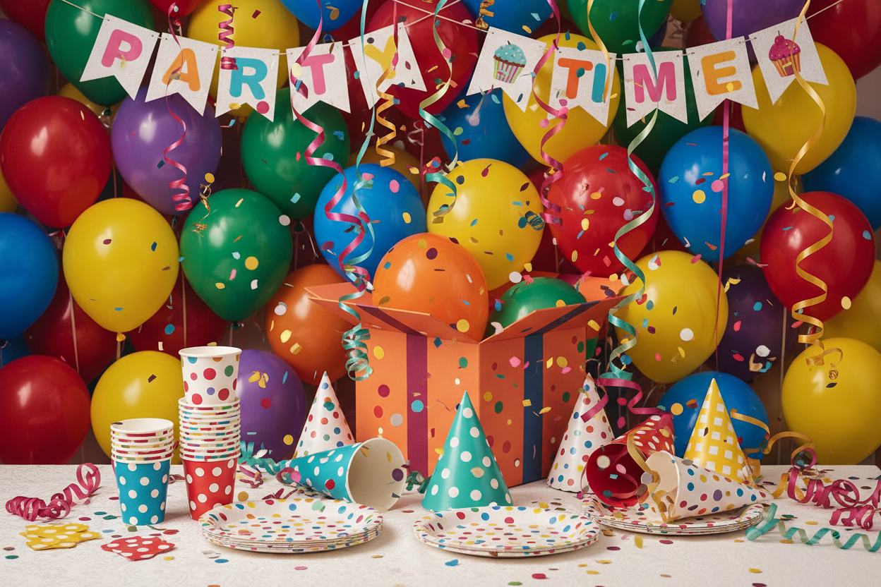 Festives and party supplies