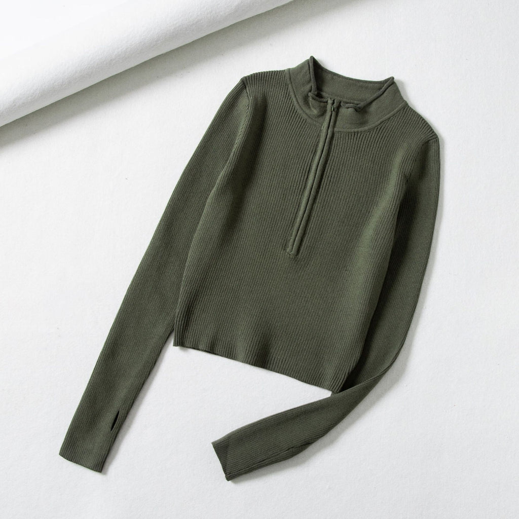 Half-zip  waist corset