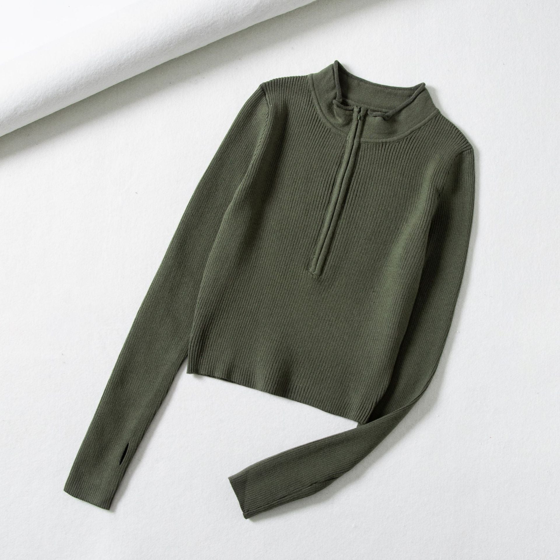Half-zip  waist corset