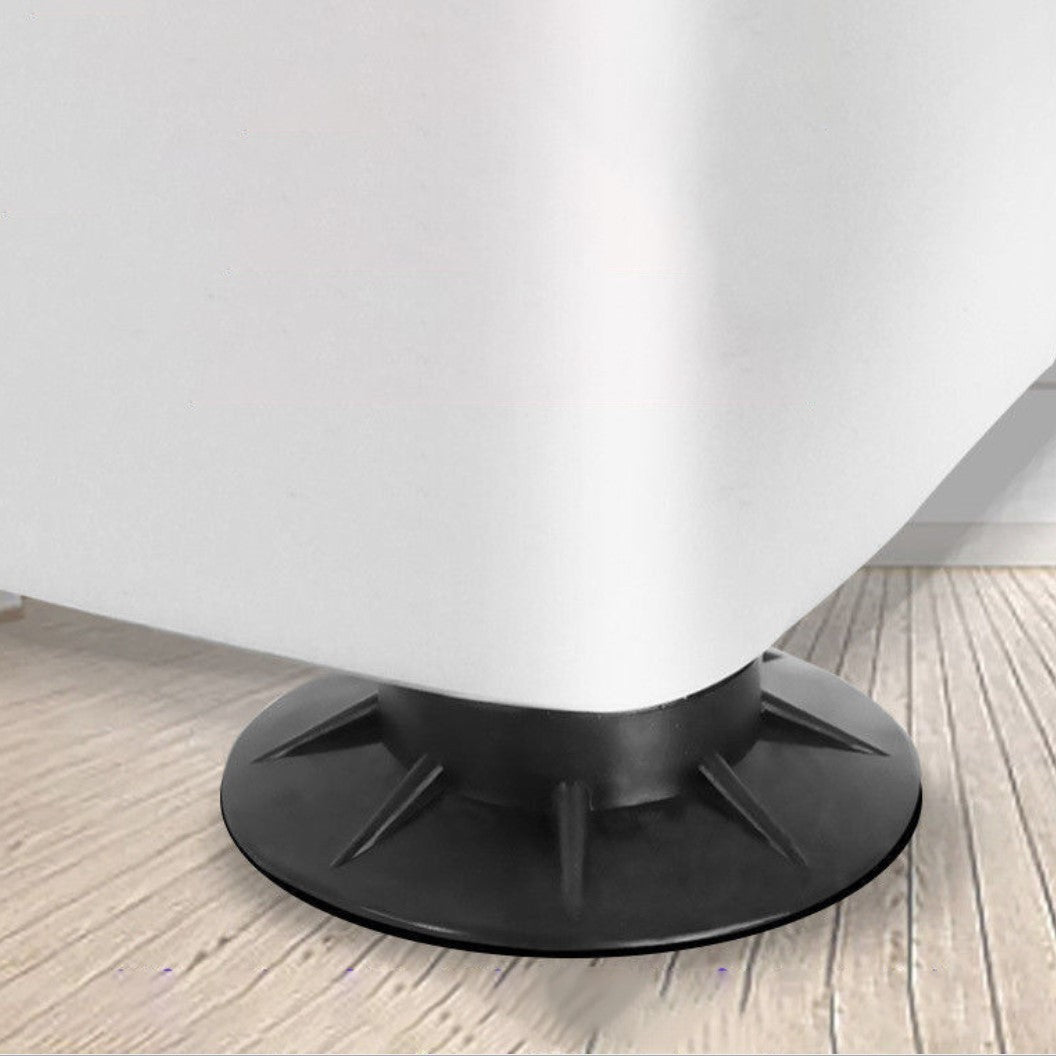 Non-slip Rubber Washing Machine Foot Pad Furniture Fixed Base Black Floor Mat Rubber Feet Shock Proof Pads Noise Reduction