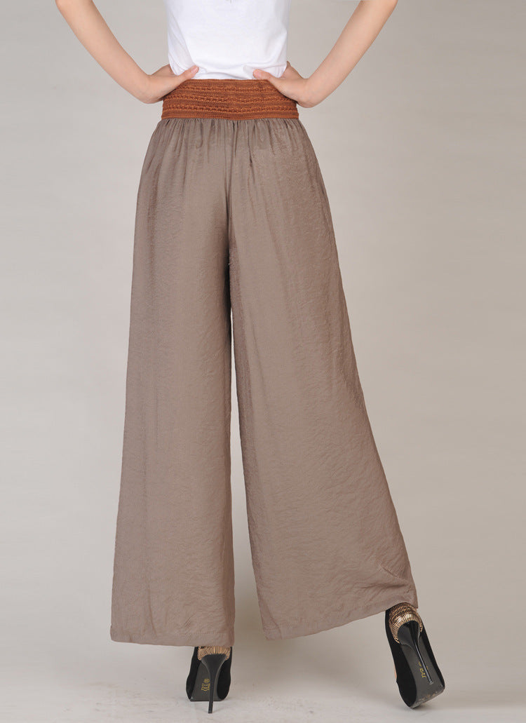 Women's Loose Cotton And Linen Wide Leg Pants