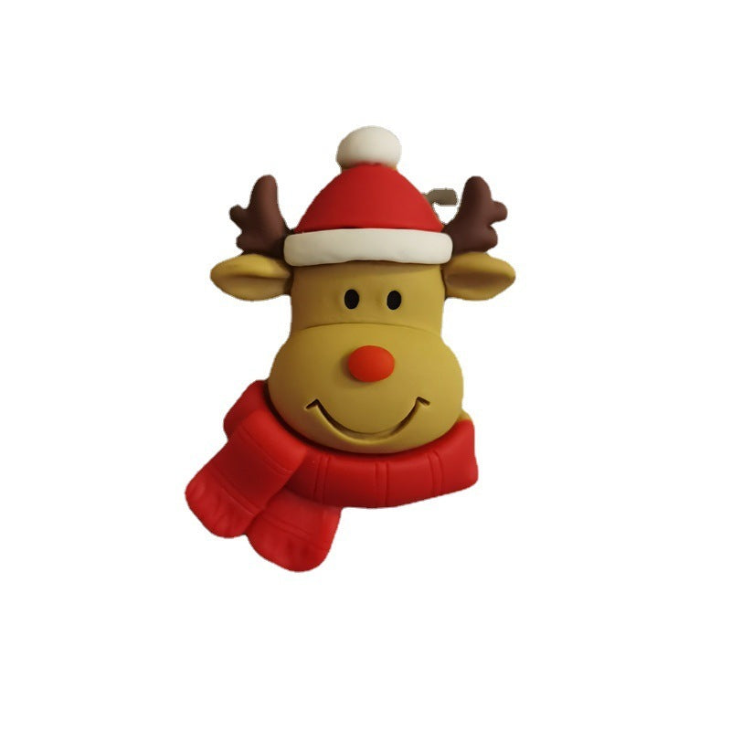 Fridge Magnet Of Christmas Elk Santa Claus Snowman Magnet Message Board Decoration