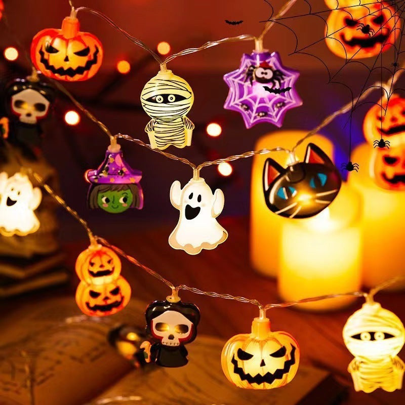 Halloween PVC Soft Light Chain – Pumpkin Ghost Bat