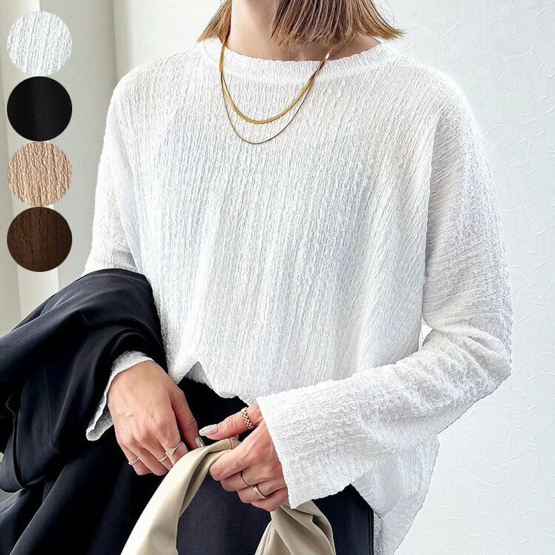 Spring And Autumn Long-sleeved T-shirt For Women