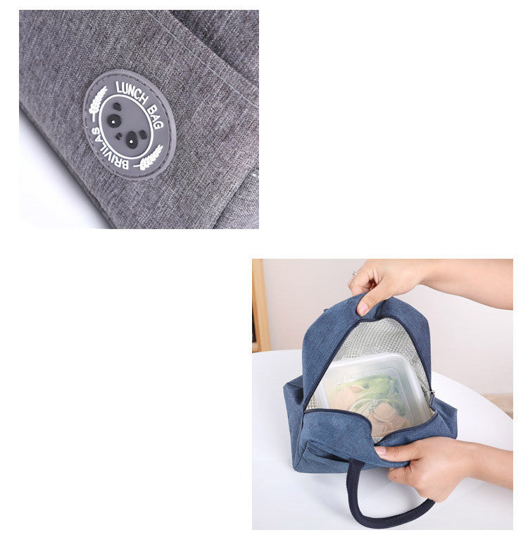 Students Bring Meal Lunch Bag Portable Picnic Bag