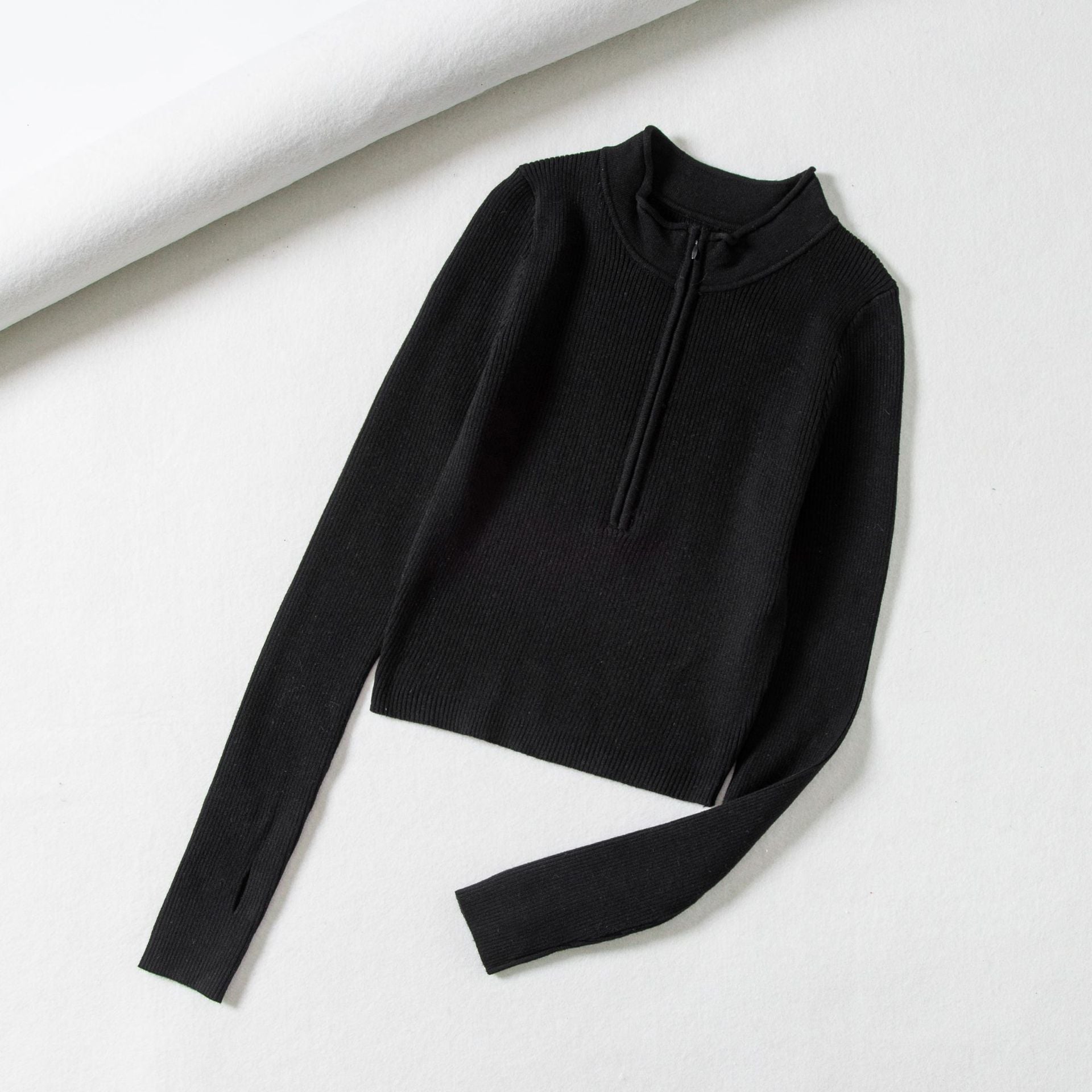 Half-zip  waist corset