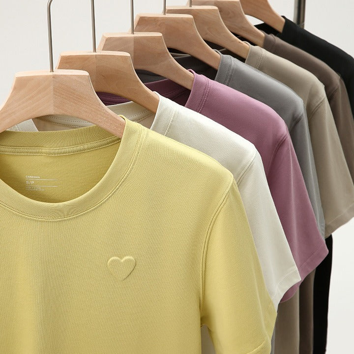 Love Embossed T-shirt For Men