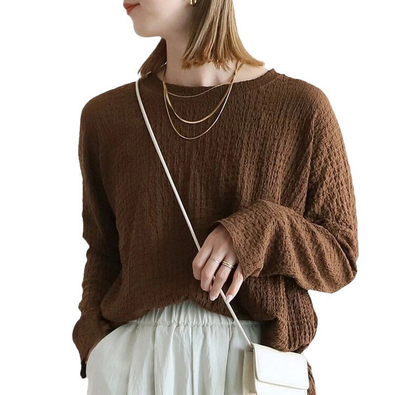 Spring And Autumn Long-sleeved T-shirt For Women