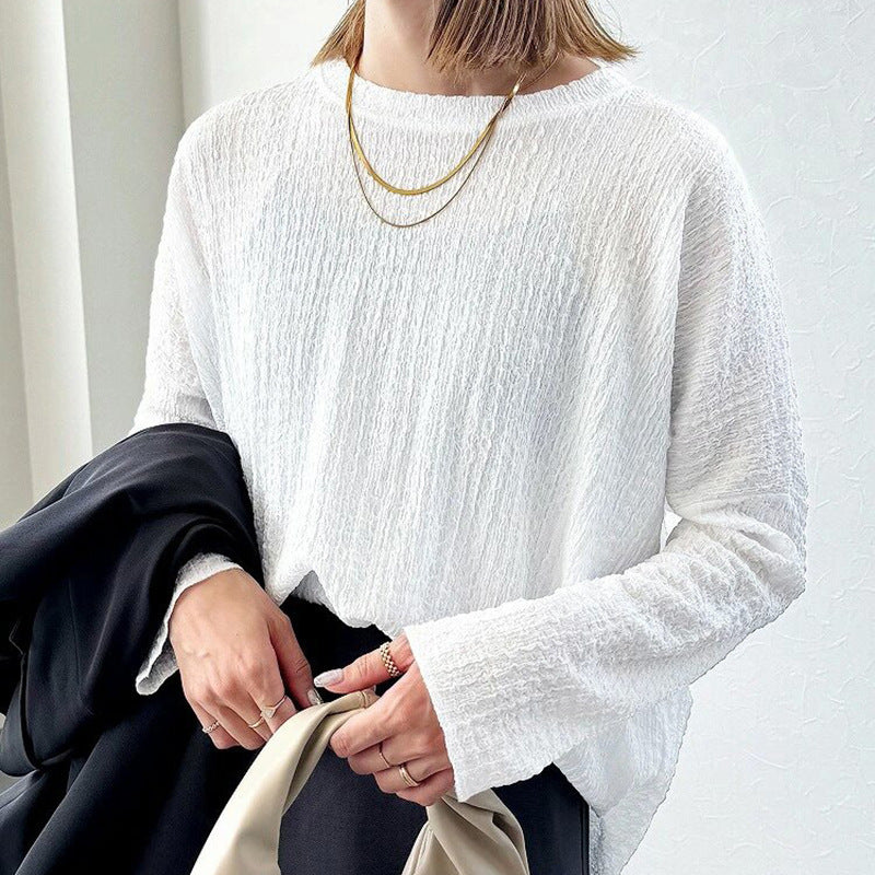 Spring And Autumn Long-sleeved T-shirt For Women
