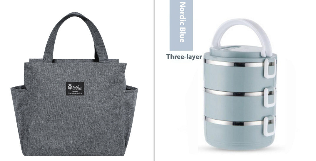Portable Insulated Bag Thickened Lunch Box Bag